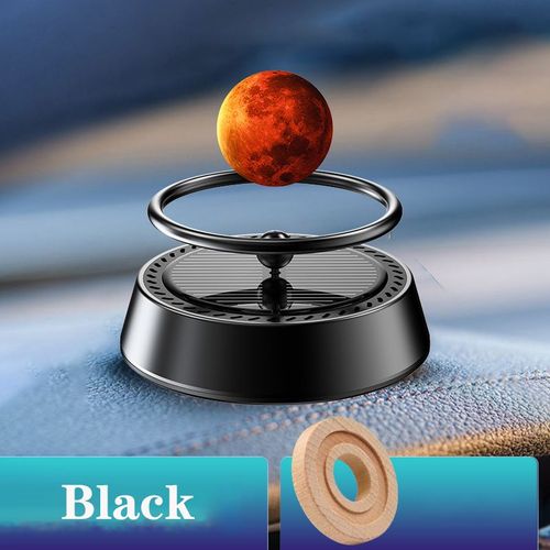 Diffuseur De Parfum Universel Pour Tableau De Bord, Désodorisant Pour Voiture, Énergie Solaire, Modèle Planète, Ornement De Parfum