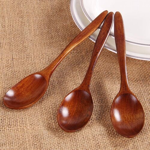 Cuillère En Bois De Bambou, Ustensile De Cuisine, Outil Cuillère À Soupe, Cuillère À Thé Traiteur Pour Kicthen Cuillère En Bois, Cuillère À Café Au Miel