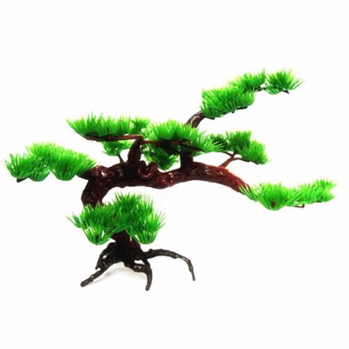 Arbre De Pin Bonsaï Artificiel, Ornement En Plastique Pour Aquarium, Arbre De Pin Artificiel, Décoration Pour La Maison