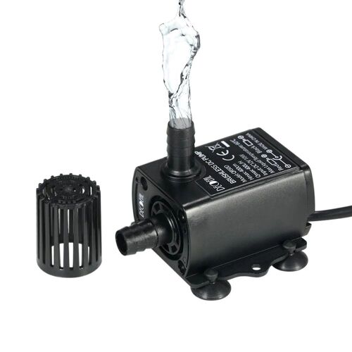 Fontaine D'eau Submersible Ultra Silencieuse 12v Dc 5-10w, Pompe À Moteur Sans Balais, Filtre Pour Aquarium