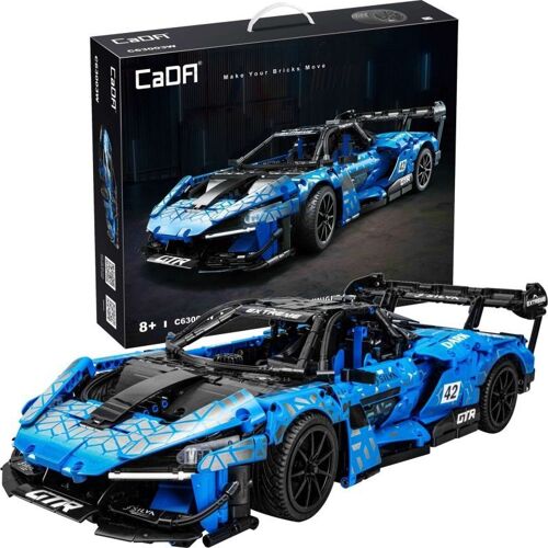 Dark Knight Supercar (blau, Maßstab 1:8)