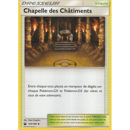 Carte Pokemon - Chapelle Des Châtiments - 143/168 - Sl7 - Tempête Céleste -