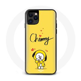 Coque Pour Iphone 12 Mini Bts Bangtan Garçons Bt21 Chimmy De Jimin Fond Jaune