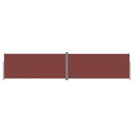 Vidaxl Auvent Latéral Rétractable Marron 220x1000 Cm