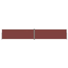 Vidaxl Auvent Latéral Rétractable Marron 200x1200 Cm