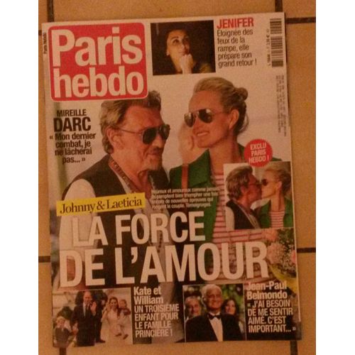 Paris Hebdo Johnny Et Laetitia. L Amour Plus Fort Que Tout