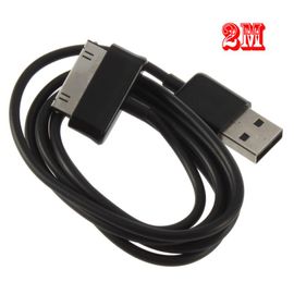 Chargeur mural prise EU 5V/2A pour Samsung Galaxy Tab 2 7.0 8.9 10.1 Note 2 tablette P1000 P5110 P3110 câble de données USB