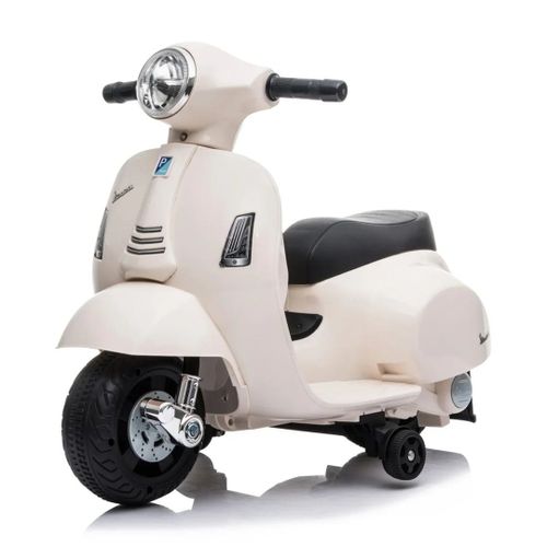 Vespa Gts - Moto Électrique Pour Enfant - 6v - 1 À 3 Ans - Blanc