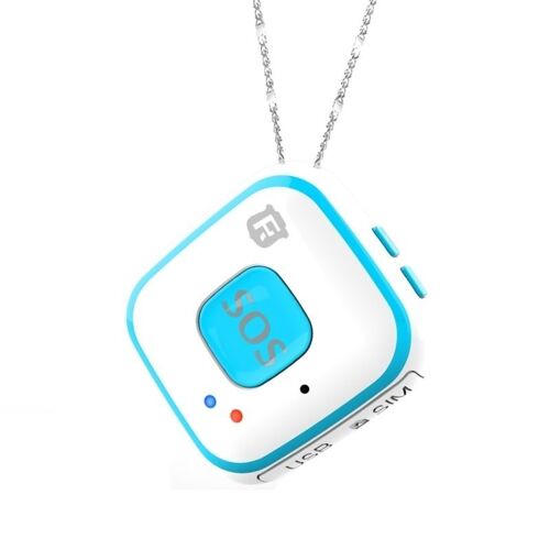 Trackeur Gps Ios Android Gprs Localisation Wifi Alarme Chute Sos Sms Appel Bleu Yonis