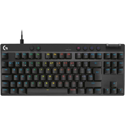Clavier gaming Logitech PRO X TKL RAPID sans pavé numérique avec switchs analogiques magnétiques