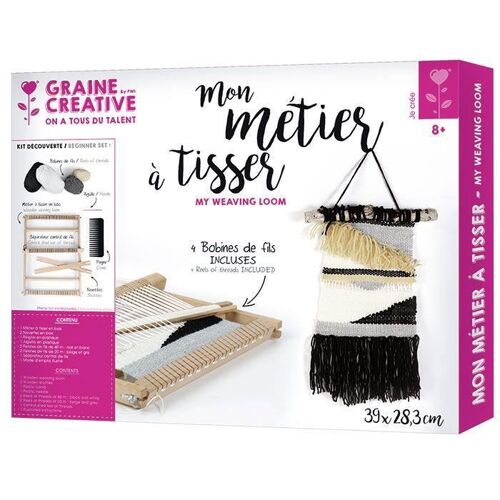 Coffret Mon Métier À Tisser - 39 X 28,3 Cm