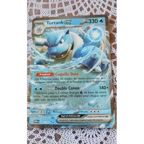 Carte Pokémon Ev 3.5 Foil: Tortank Ex 009/165.