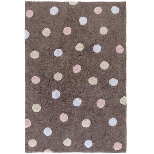 Tapis Lavables Pour Enfants Bambini Dots Rose 150x225 Cm - Tapis Lavable Pour Chambre D'enfants/Bébé