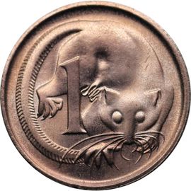 Pièce 1 Pence Australie 1977