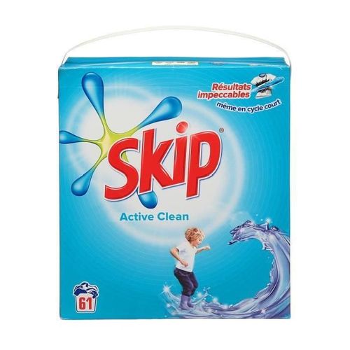 SKIP Lessive en poudre Active clean - 61 doses