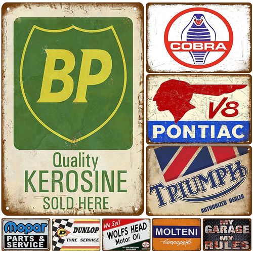 Panneaux Métalliques D'huile Moteur, Affiche De Moto Classique, Peinture Vintage, Plaque Murale Décorative Pour Bar, Pub, Garage, Décoration Murale