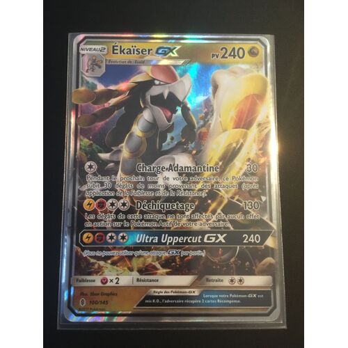 Pokémon - 100/145 - Ekaïser Gx - Sl2 - Soleil Et Lune - Gardiens Ascendants - Gx