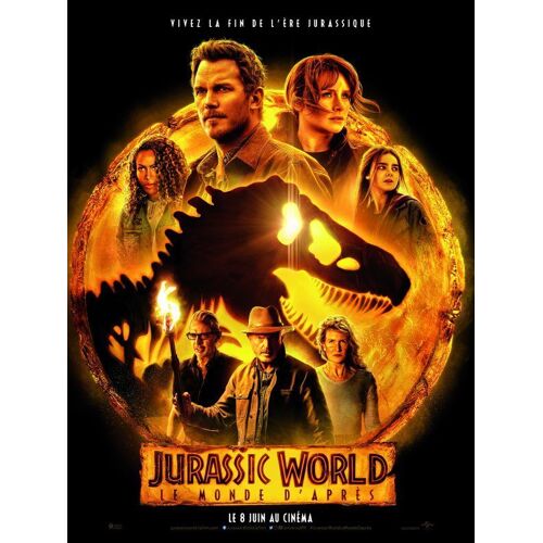 Jurassic World Le Monde D'après Véritable Affiche De Cinéma 40x60 Cm
