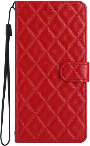 Etui De Protection Pour Samsung Galaxy A21s - Chic - En Cuir De Qualite Superieure - Resistant Aux Chocs - Magnetique - Fonction Support - Avec Compartiments Pour Cartes - Rouge