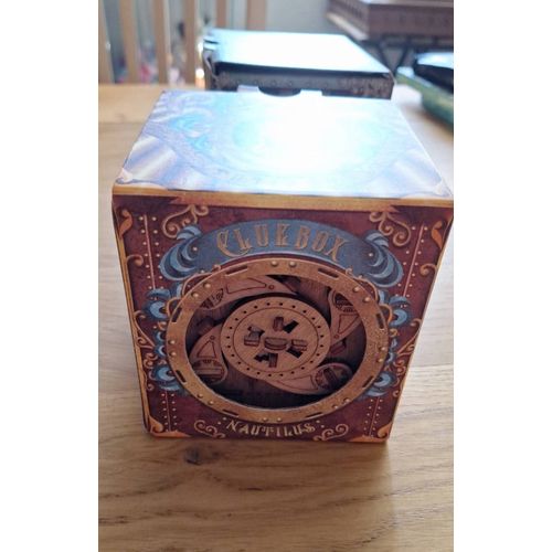 Idventure Cluebox - Escape Room 60 Min Dans Une Boîte - Nautilus Du Capitaine Nemo - Casse-Tête 3d En Bois - Jeu De Logique En Boîte - Coffret Cadeau - Boîte De Quête