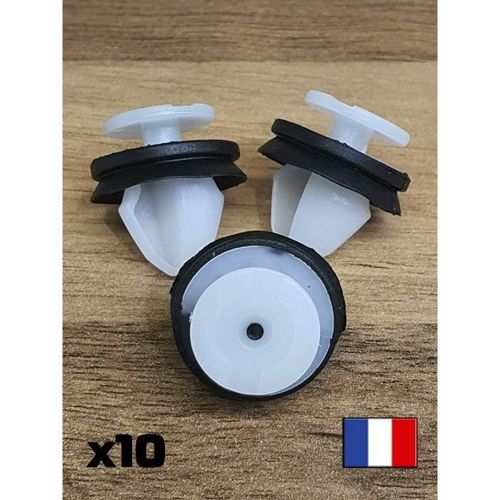 10 Clips De Fixation Pour Panneau De Porte Citroen C2 C3 C4 Ds3