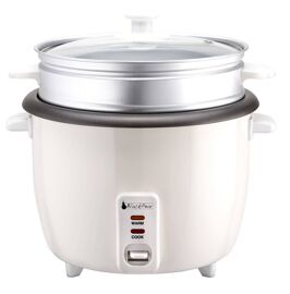 BlackPear Auto Cuiseur Vapeur Riz / Légumes Automatique 1,8L - 700W - Acier Inox