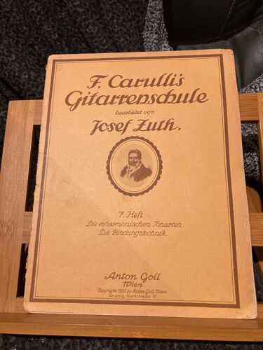 F. Carulli Ecole De La Guitare Vol. 7 Gammes Enharmoniques Josef Zuth A. Goll