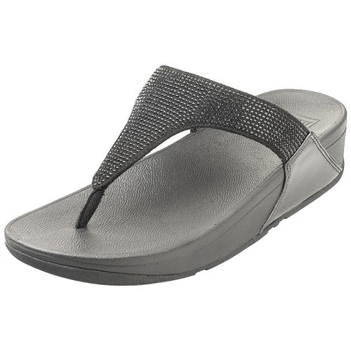 Sandales Plateau Lulu Cristal Embellishées Fitflop Noir Femme