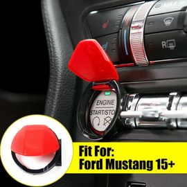 Couvercle De Bouton Rouge De Démarrage/Arrêt Du Moteur De Tableau De Bord, 5 Pièces, Accessoires D'intérieur De Voiture Pour Ford Mustang 2015