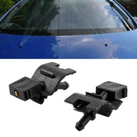 Lave-Glace Avant Noir Pour Pare-Brise, Buse De Jet, Accessoires De Voiture Pour Toyota Corolla Altis Camry Auris Highlander 2007 ? 10, 2 Pièces