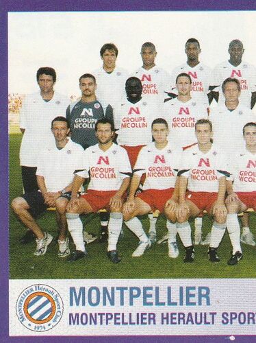N°516 - Stickers Image Panini Foot 2006 - Demi Equipe - Montpellier