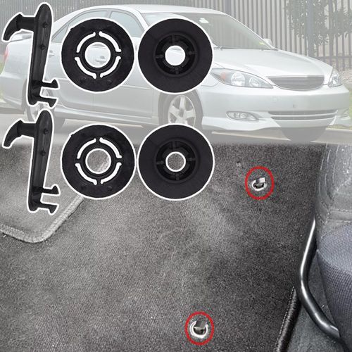 2 Kits De Crochets De Fixation De Tapis De Sol Avec Clip Pour Toyota Camry Xv30 Xv40 Daihatsu Altis 2002 ? 2011 Highlander Xu20 Xu40 Kluger