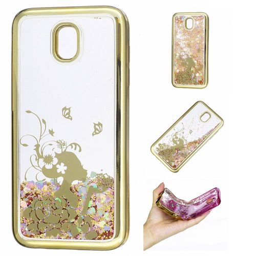 Coque Rigide Galaxy J5-2017 Lady Strass Paillettes