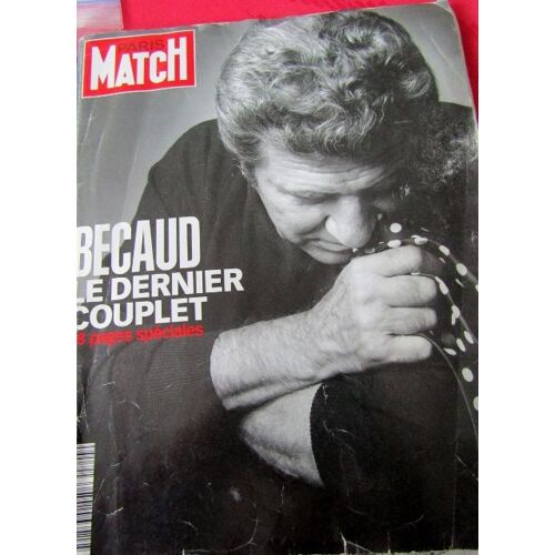 Paris Match 2744 Becaud Le Dernier Couplet