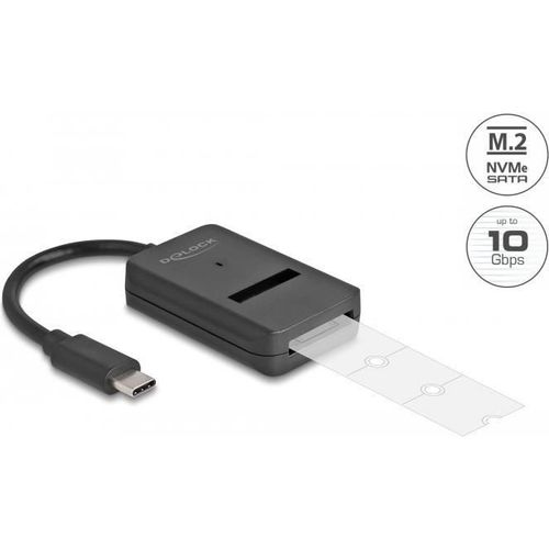 Delock Combo Konverter - Conertisseur M.2 NVME PCIE ou SATA SSD avec USB TYPE-C