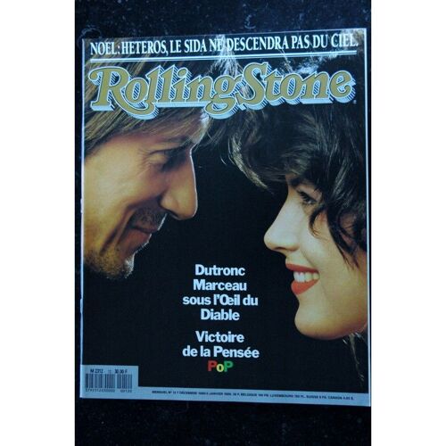 Rolling Stone 1988 12 Dutronc Sophie Marceau Camille Claudel Lars Von Trier Sida Heteros - 1988 12
