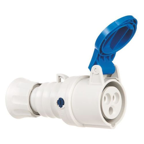 Gewiss GW62015FH - Prise mobile HP IP44 2P+T 32A 250V 6H - Câblage Rapide