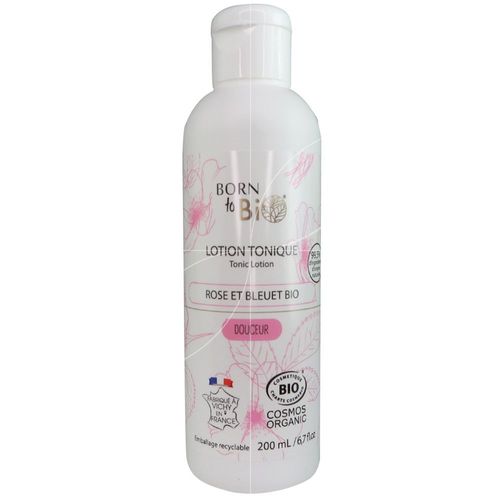 Born To Bio - Lotion Tonique Rose Bleuet Bio - 200ml - Cosmetique Bio 