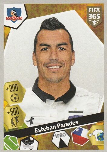 N°122 - Stickers Image Foot Fifa 365 ( 2018 ) - Esteban Paredes