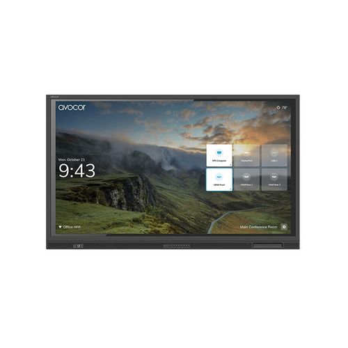 Avocor AVE-6540 - Classe de diagonale 65" E Series écran LCD rétro-éclairé par LED - signalétique numérique interactive - avec écran tactile - 4K UHD (2160p) 3840 x 2160 - LED à éclairage direct