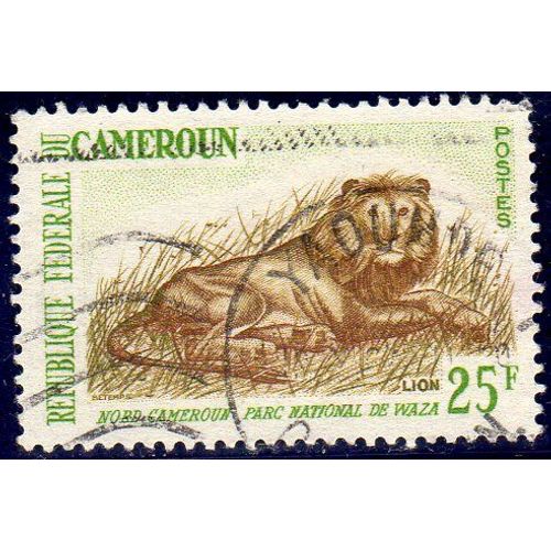 Timbre-Poste Du Cameroun (Lion)