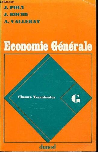 Économie Générale - Classes Terminales G