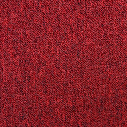 40 X Dalles De Moquette Rouge Écarlate 10m2