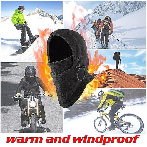 Masque De Ski Polaire Thermique D'hiver, Couverture Complète Du Visage, Écharpes À Capuche De Snowboard, Sport De Plein Air, Coupe-Vent, Cyclisme, Cagoule
