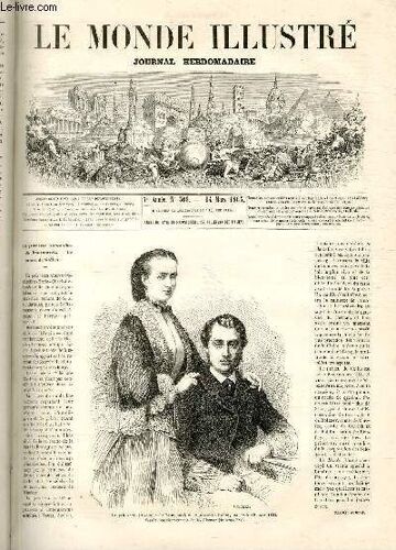 Le Monde Illustre N°309 La Princesse Alexandra De Danemarck Et Le Prince De Galles, Mariés Le 10 Mars