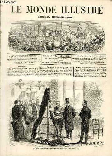 Le Monde Illustre N°467 L'empereur Visite Les Bureaux Du Télégraphe Électrique Au Ministère De L'intérieur