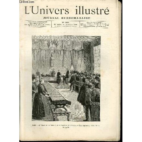 L'univers Illustre - Trente-Troisieme Annee N° 1820 Paris