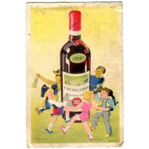 Carte Postale Publicitaire - " F. Sénéclauze " - Algérie - 1956