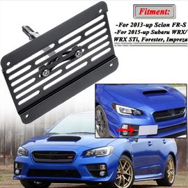 Plaque De Planificateur De Crochet De Remorquage De Pare-Chocs Avant, Support De Cadre, Support D'invite De Montage De Relocalisateur Pour Subaru Wrx Sti 2015-Up Scion Fr-S 2013-Up, Nouveau