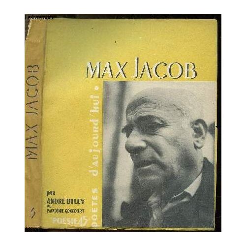 Max Jacob - Collection Poetes D'aujourd'hui N°3